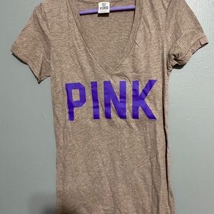 PINK v-neck top